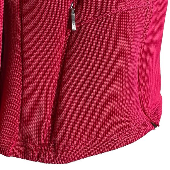 Spyder Endure Jacket Womens S Pink Full Zip Stretch Knit Pockets Fleece Lined - Picture 8 of 15